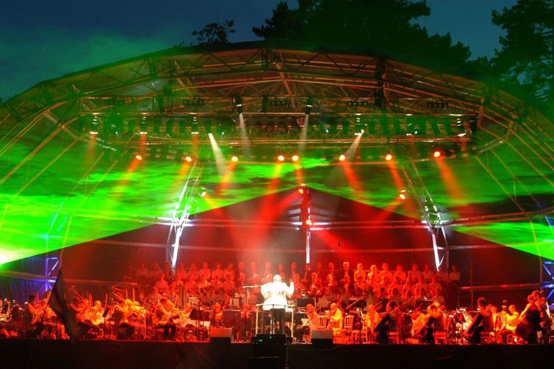 Bedford Stage and Lasers