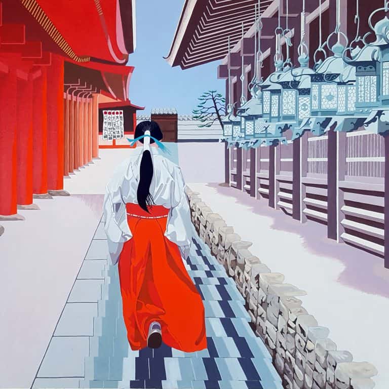 Walking to Work by Brian Parker