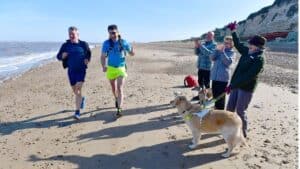 UK Charity PR Coastline Runner